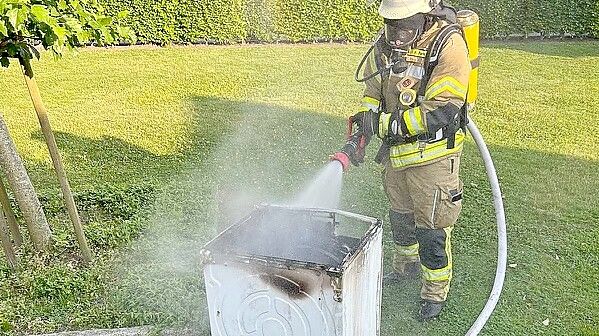 In Nordgeorgsfehn musste ein Trockner gelöscht werden. Foto: Feuerwehr