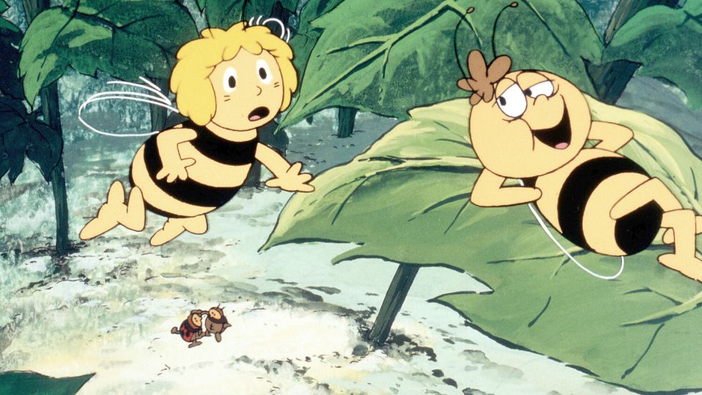 Die erste Folge Biene Maja wurde 1976 ausgestrahlt. So sah Biene Maja von dort an bis zur Neuauflage 2012 aus. Foto: IMAGO / Everett Collection