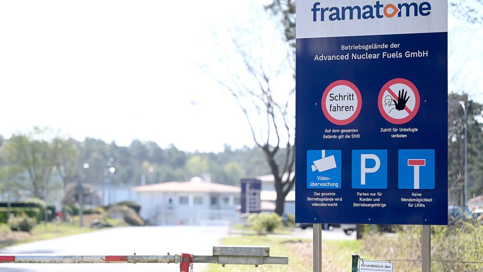Auf dem Werksgelände von ANF in Lingen werden weder jetzt noch künftig russische Fachkräfte nötig sein. Das sagt AFN-Geschäftsführer Andreas Hoff. Foto: Lars Penning/dpa