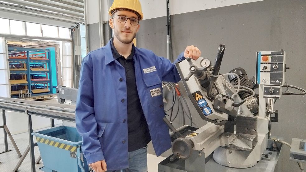 Der 22-jährige Jann Murra wurde ausgezeichnet. Foto: Scherzer