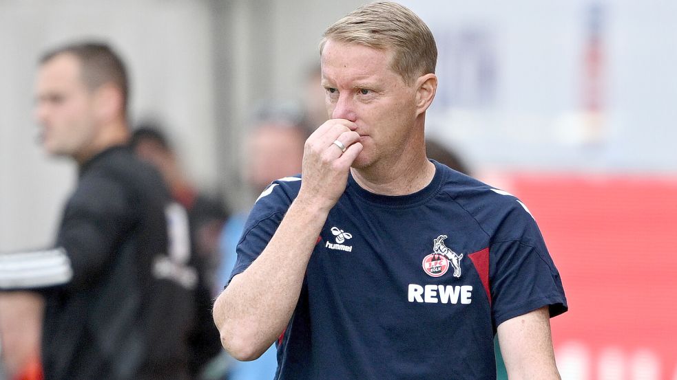 Timo Schultz wird den 1. FC Köln nicht mit in die 2. Bundesliga begleiten. Foto: Harry Langer/dpa