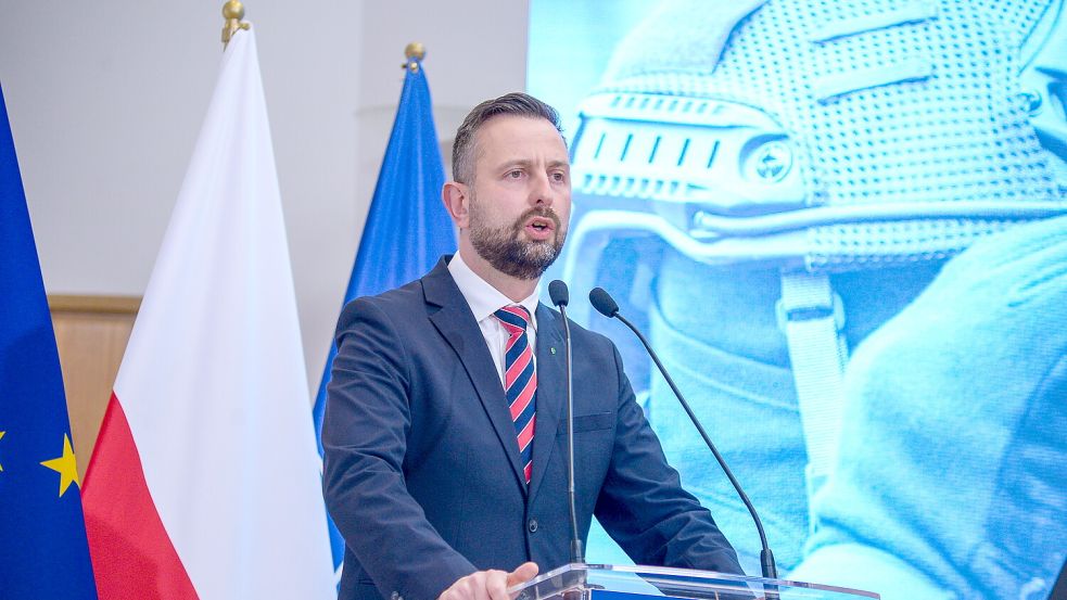 Am Montag, den 27. Mai, stellte der polnische Verteidigungsminister Wladyslaw Kosiniak-Kamysz eine neue Strategie zur nationalen Sicherheit vor. Foto: dpa/PAP/Marcin Obara