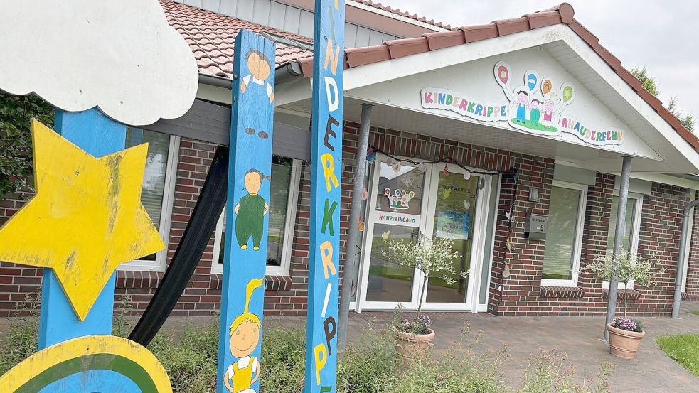 Die Krippe Rhauderfehn am Adlerfarn gehört zu den kommunalen Einrichtungen, für die die neuen Gebühren gelten sollen. Foto: Janßen