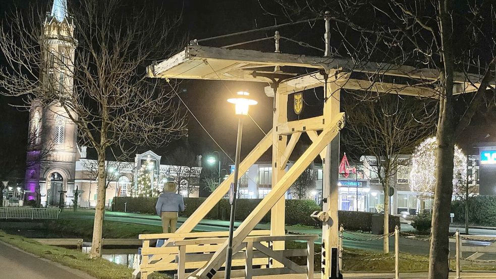 So war die Brücke noch komplett aus.