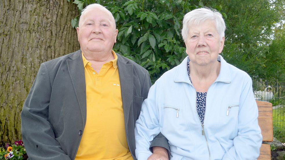 Katherina und Heinz Bollmann feiern das Fest der diamantenen Hochzeit. Foto: :Weers