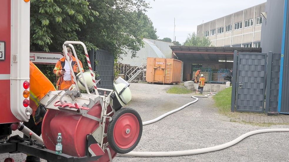 Die Werlter Feuerwehr konnte den Brand schnell löschen. Foto: Stephanie Ahrens