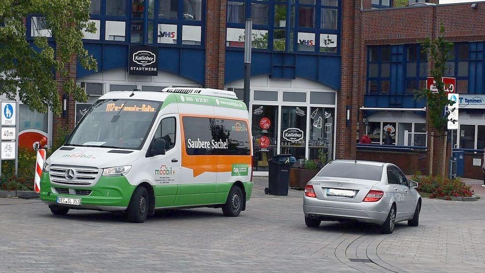 Bekannte Optik: Die neuen Cloppenburger Citybusse gehören zur Familie der schon bekannten Moobil-Plus-Rufbusse und werden auch ganz ähnlich aussehen. Foto: Stadt Cloppenburg