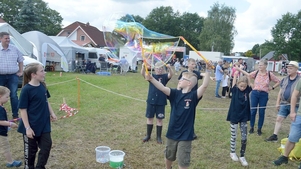 Es wurden viele Aktionen geboten. Foto: Weers