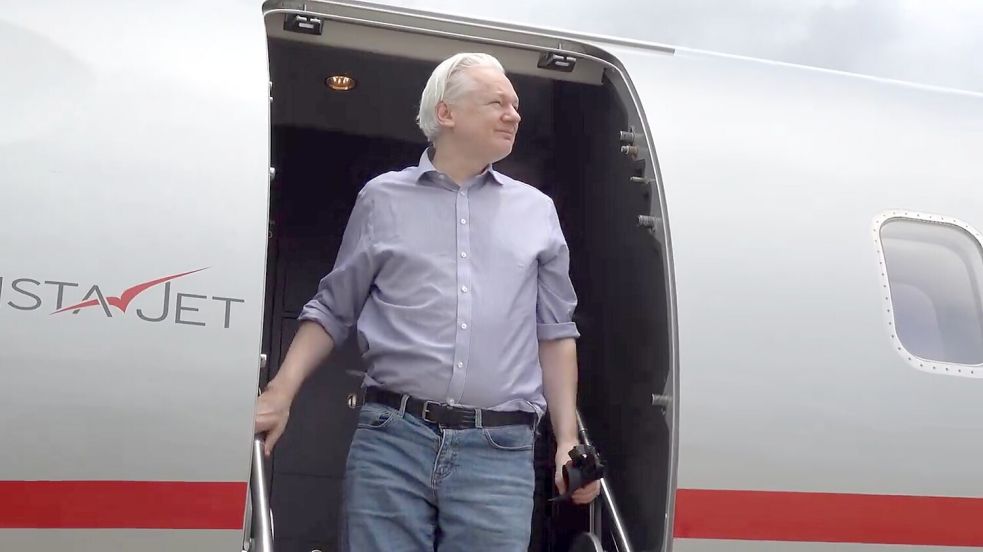 Für Wikileaks-Gründer Assange beginnt ein neues Kapitel. Foto: dpa/@wikileaks