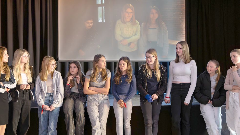 Die Schüler zeigten ihren Film in Hannover.