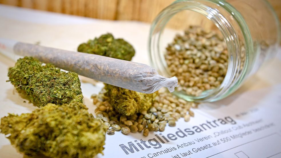 Vor dem Rausch kommt das Antragsformular: Kiffen auf deutsch. Foto: IMAGO/Sven Simon