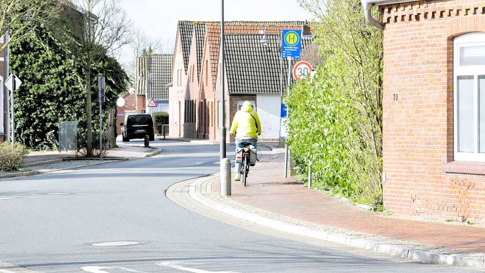 Von der Ortsdurchfahrt Bingum aus wird man den neuen Laden sehen können. Foto: Wolters