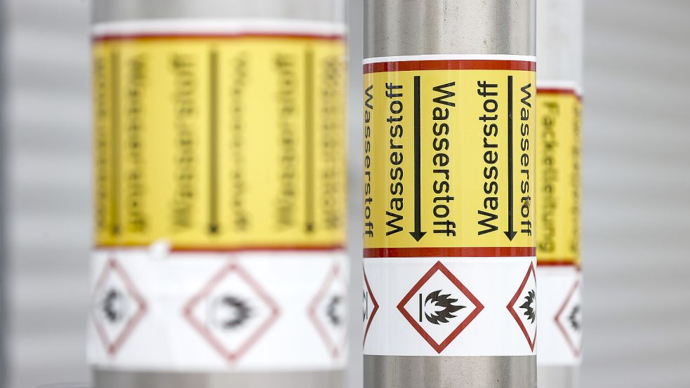 Große Hoffnung für den Nordwesten: Leitungen für flüssigen Wasserstoff. Foto: Woitas/dpa