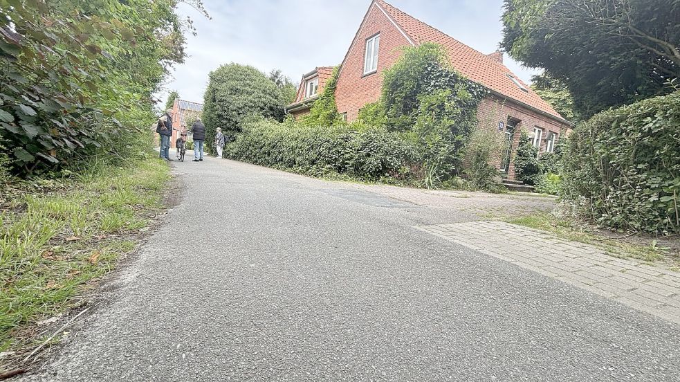 Kein Geh- und Radweg: Könnte die Straße "Hinter der Bleiche" eine Fahrradstraße werden? Foto: Heinig