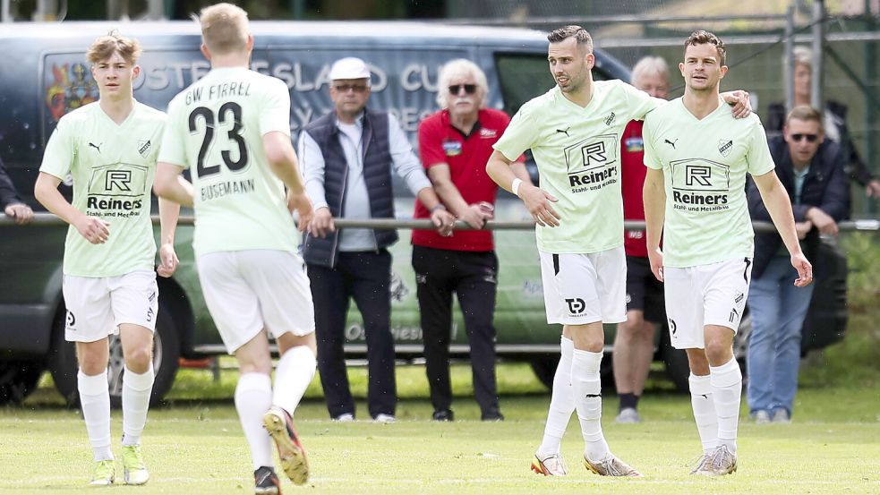 Firrels Fußballern gelang der beste Saisonstart in die Landesliga überhaupt. Foto: Doden/Emden