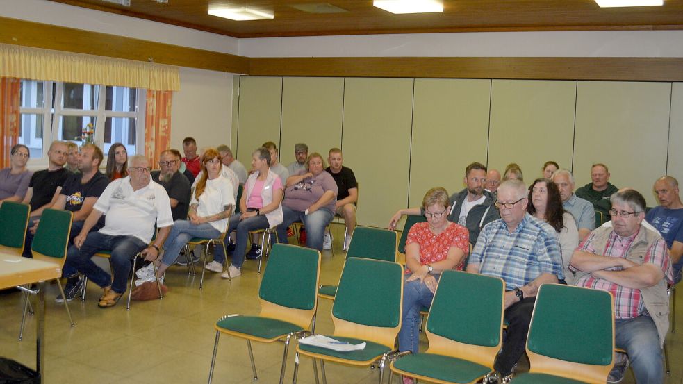 Gut besucht war die Sitzung des Ortsrates Burlage. Foto: Weers