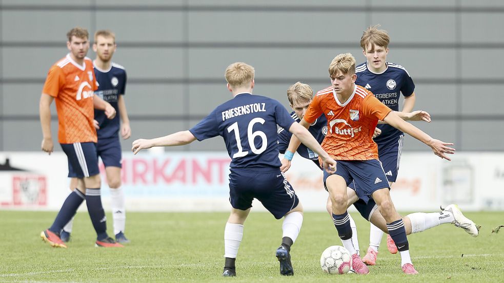 Riepe und Holte trennten sich im Spitzenspiel unentschieden. Foto: Doden/Emden