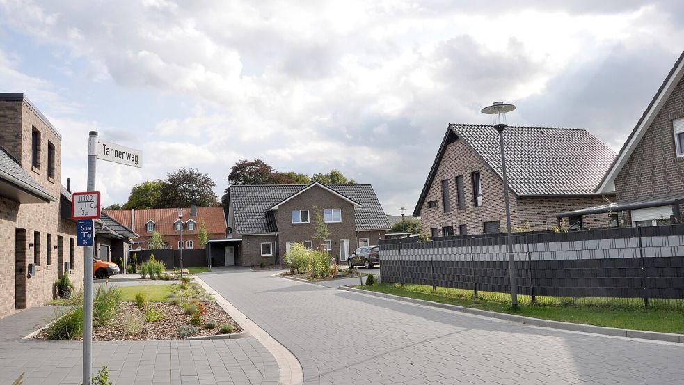 Das Baugebiet Bollinghauser Gaste ist nahezu fertiggestellt. Foto: Wolters