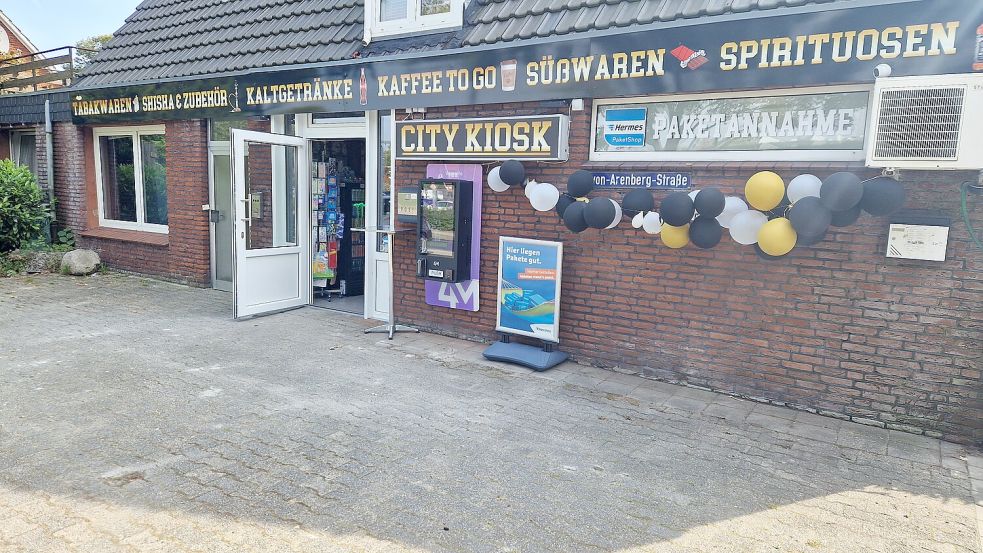 Selbe Stelle, neuer Name: Der „City Kiosk“ in Papenburg hat ab sofort geöffnet. Foto: Schulte