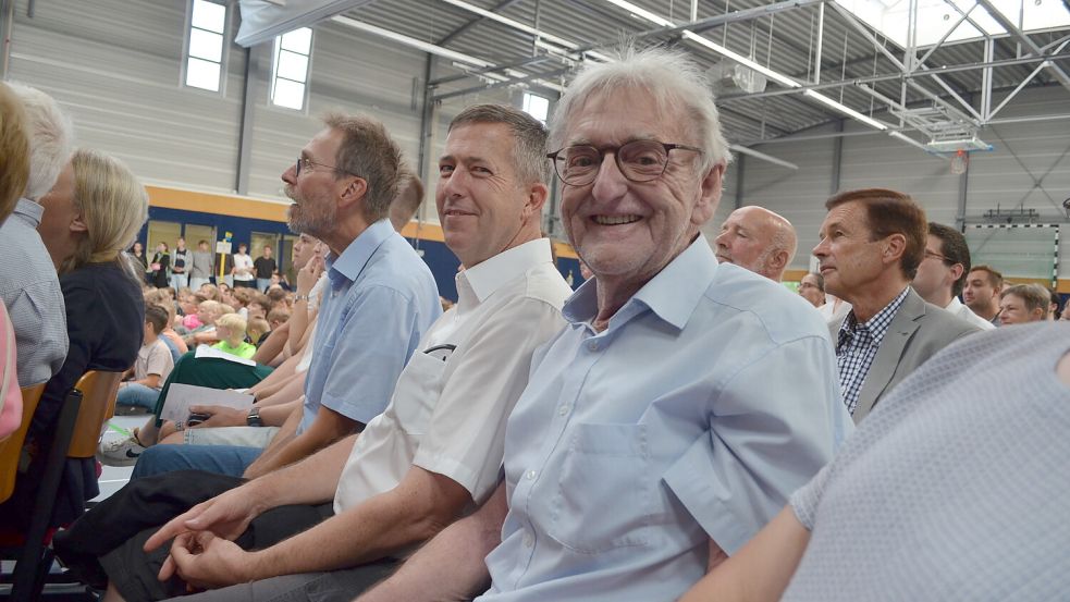 Hermann Brink als langjähriger Elternvertreter war ebenfalls beim Festakt dabei. Foto: Fertig