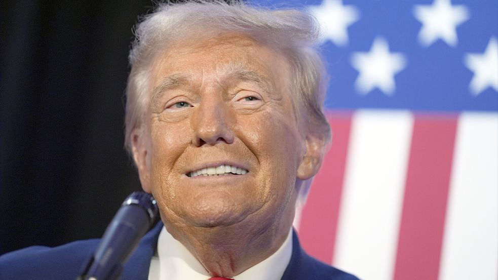 Der republikanische US-Präsidentschaftskandidat Donald Trump sieht sich mit einer wachsenden Welle von Protesten aus der Musikbranche konfrontiert. Foto: dpa/AP/Evan Vucci