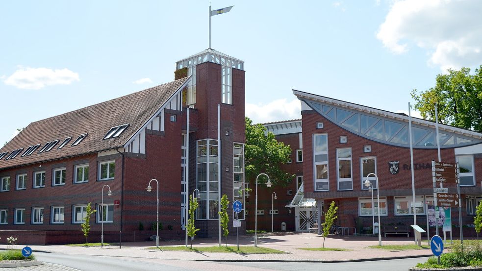 Das Rathaus der Gemeinde Saterland in Ramsloh. Dort findet am 30. September 2024 die nächste Ratssitzung statt. Foto: Fertig
