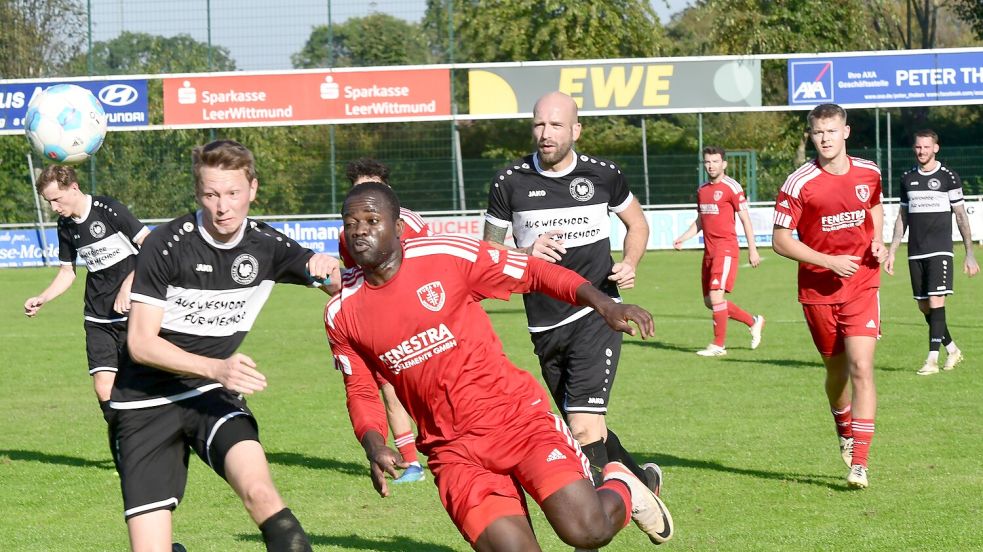 Der eingewechselte Ibrahim Diarrassouba sorgte für frischen Wind bei TuRa. Foto: Damm