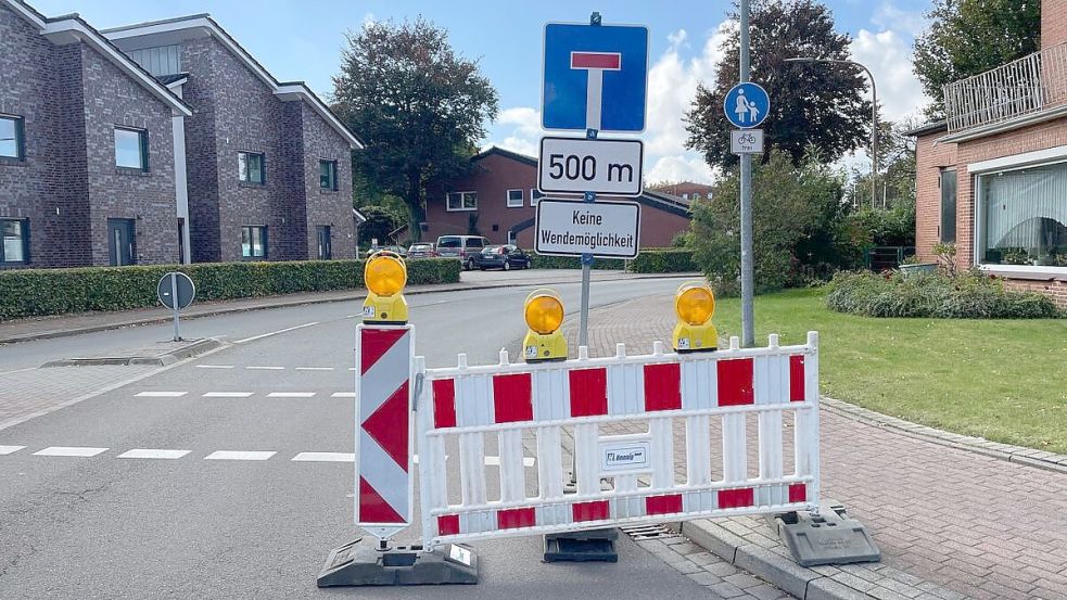 Ab dem Kreisverkehr Barßeler Straße/Europastraße/Bahnhofstraße wird die Sedelsberger Straße saniert. Foto: Stix