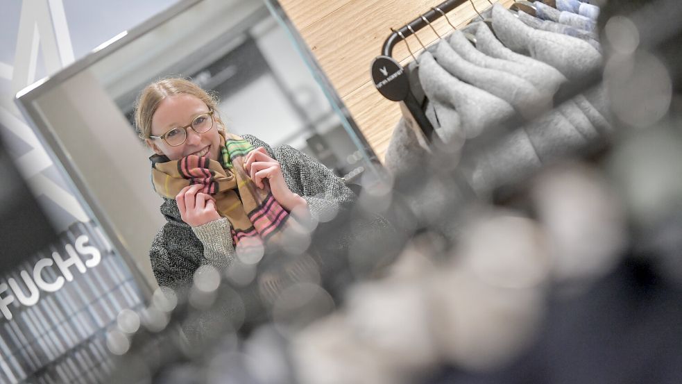 Schal ist ein Must-Have für den Gallimarkt. Foto: Ortgies