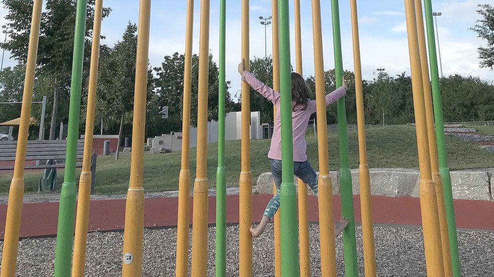 Der neue Spielplatz soll auch einen Stangen-Wald bekommen. Foto: Natürlich inklusiv