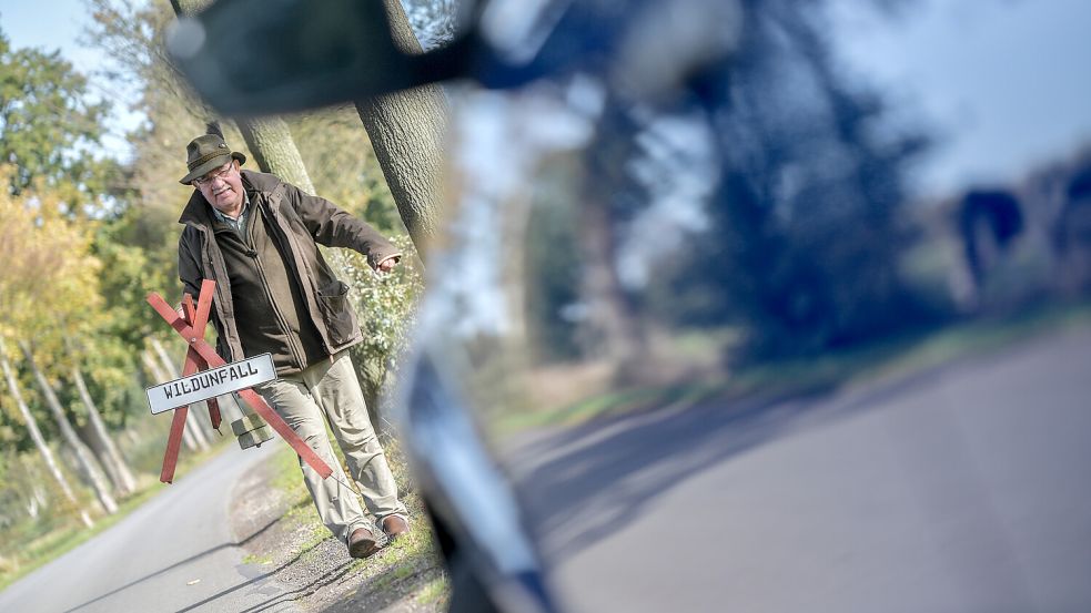 Im Herbst steigt die Gefahr für Wildunfälle. Foto: Ortgies