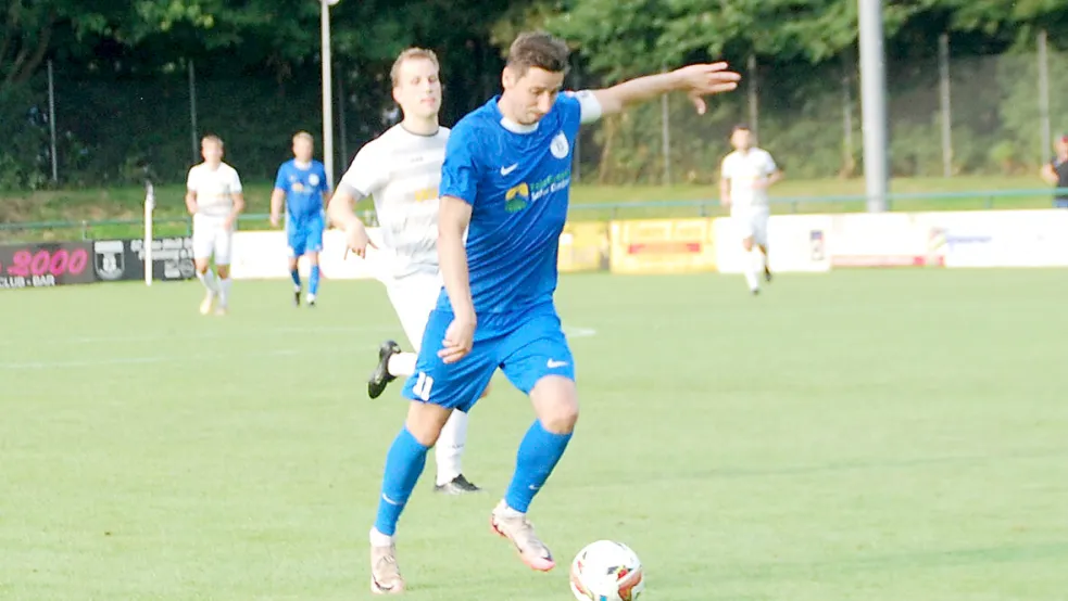 Eric Bruns ist nach seiner Gelb-Roten Karte gegen Leer gesperrt. Foto: Reemts