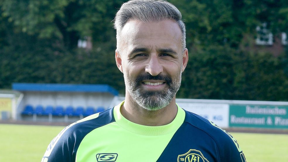 Erhan Colak war in Firrel der Vorgänger von Bernd Grotlüschen. Er ist seit Sommer 2023 Germania-Coach. Foto: Damm