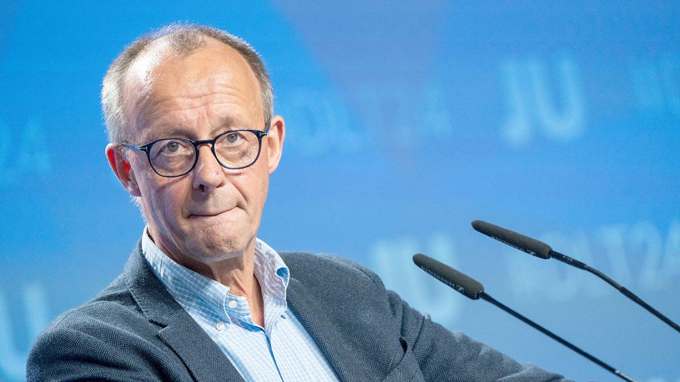 CDU-Chef Friedrich Merz fällt zur Rente derzeit wenig ein. Foto: IMAGO/Chris Emil Janssen