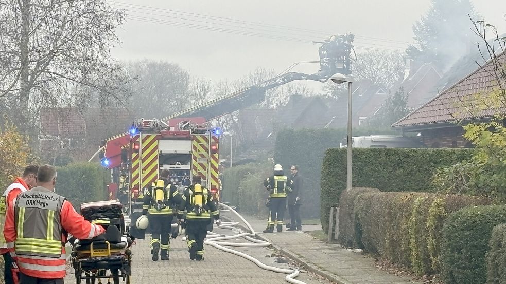 Der Rettungsdienst war vor Ort. Foto: Rebecca Kresse