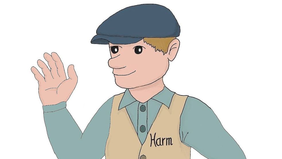Das Maskottchen Harm soll die Symbolfigur für das 300-jährige Bestehen der Ortschaft Flachsmeer sein.