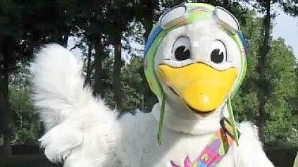 Möwe Piet war das Werbemaskottchen für die Landesgartenschau 20214 in Papenburg.