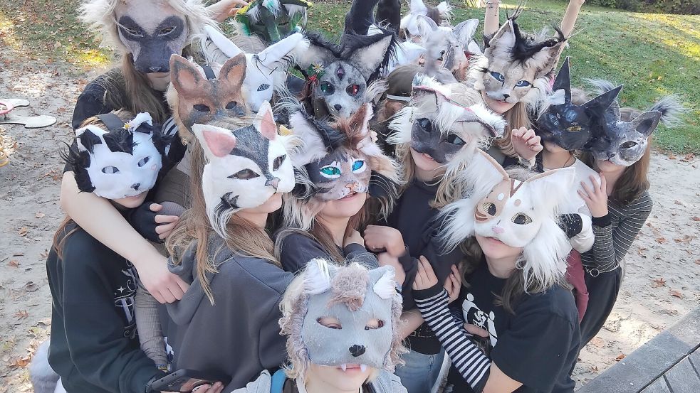 Die Mitglieder der Therians halten zusammen. Foto: Scherzer