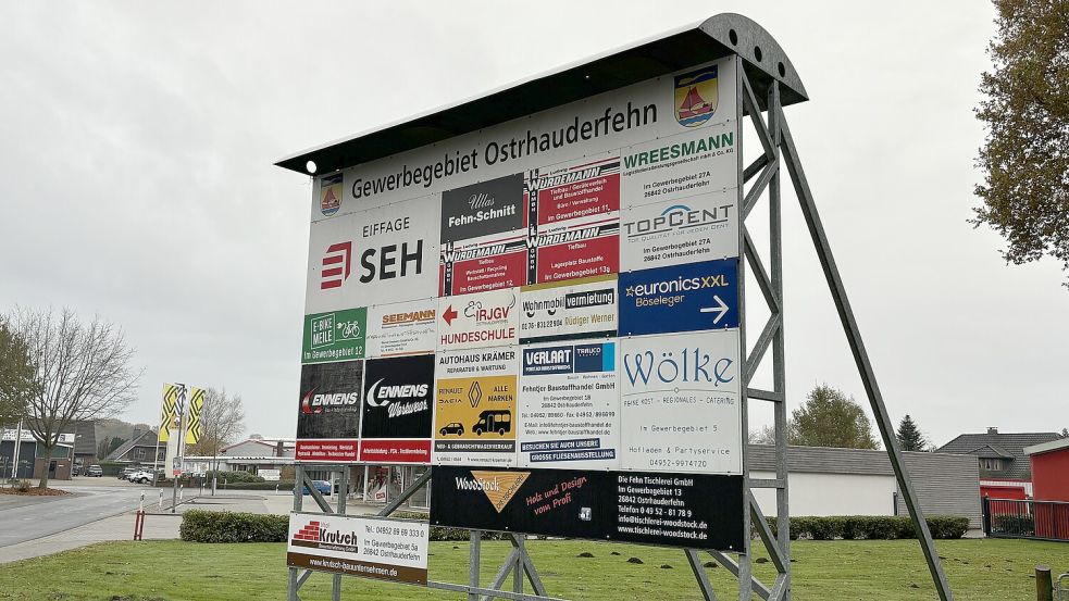 Die Gewerbegebiete in Ostrhauderfehn und Idafehn sollen vergrößert werden. Dafür will die Gemeinde weitere Grundstücke kaufen.