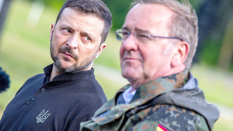 Verteidigungsminister Boris Pistorius hatte die Lieferung tausender Kampfdrohnen an die Ukraine angekündigt. Foto: dpa/Jens Büttner