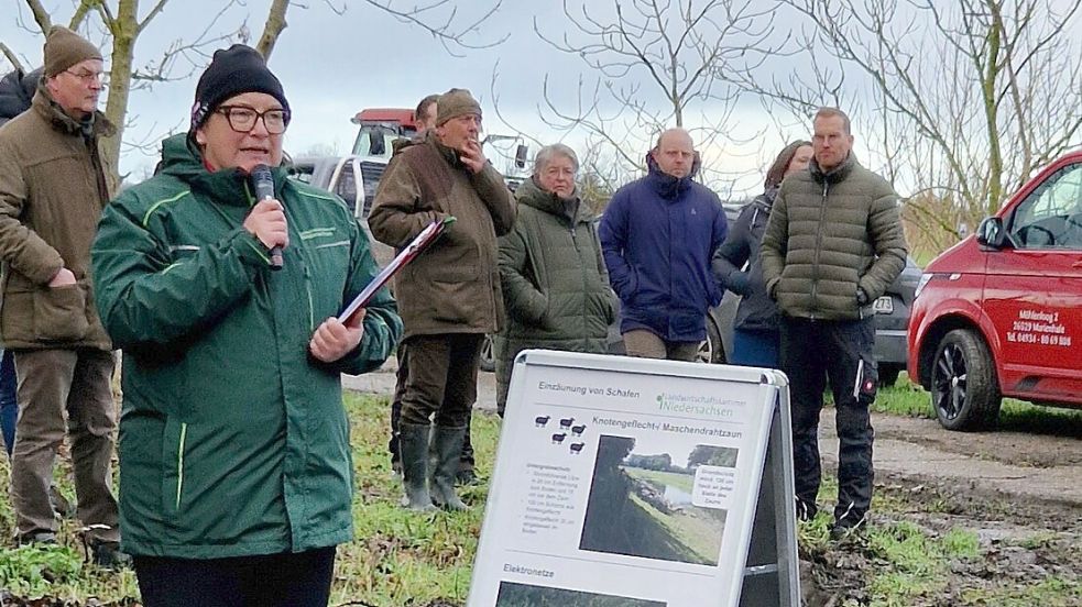Moderiert wurde die Veranstaltung von Elke Steinbach von der Landwirtschaftskammer. Foto: Gettkowski