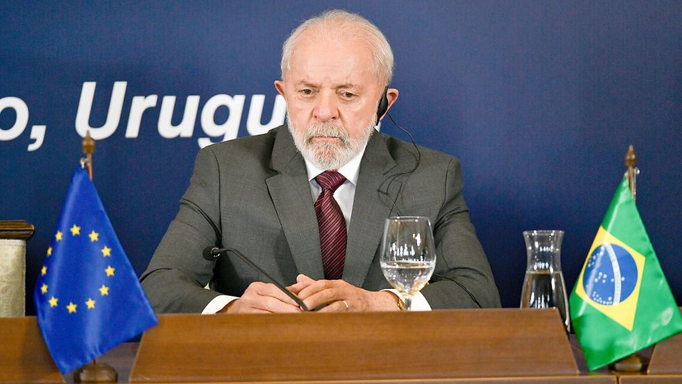 Brasilianischer Präsident Lula befindet sich aktuell im Krankenhaus. Foto: dpa/Santiago Mazzarovich