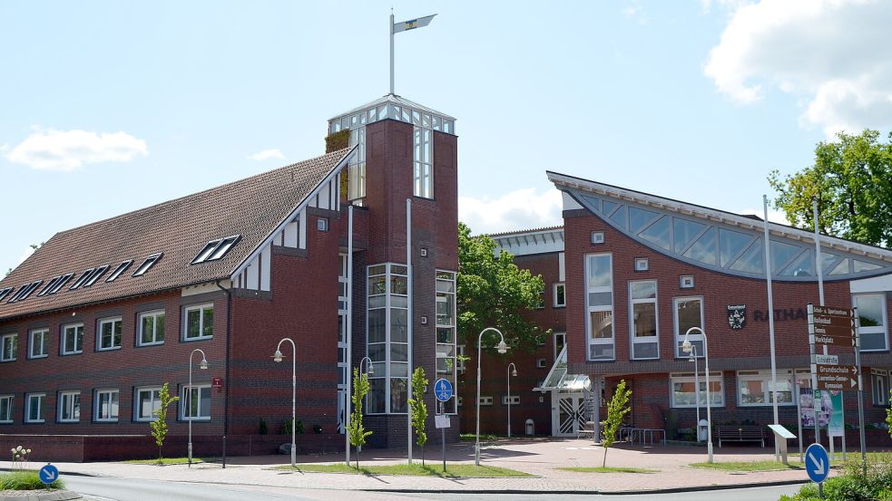 Das Rathaus der Gemeinde Saterland in Ramsloh an der Hauptstraße. Archivfoto: Fertig