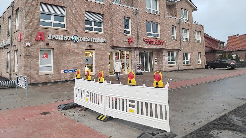 An der Kreuzung bei der Apotheke Sieverding ist eine Ausfahrt Richtung Untenende geplant. Foto: Scherzer
