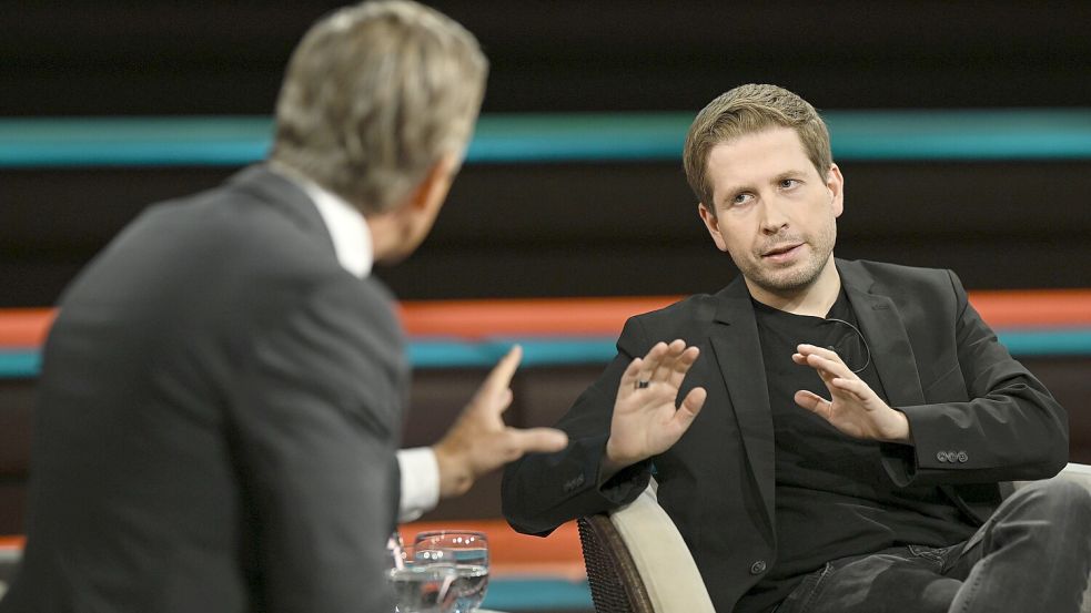 Kevin Kühnert bei Markus Lanz: Der ehemalige SPD-Generalsekretär zog sich im Oktober aus gesundheitlichen Gründen aus der Politik zurück. Foto: IMAGO/teutopress