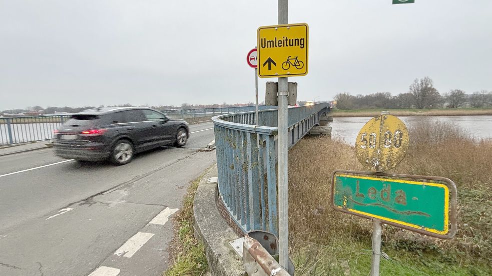 Der Neubau der Ledabrücke soll 2025 endlich richtig losgehen. Foto: Bothe