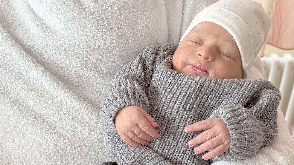 Amir heißt das Neujahrsbaby im Klinikum Leer. Foto: Klinikum Leer