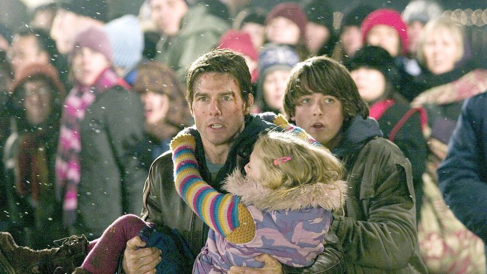 Vorbild für das reale Leben? Tom Cruise in Steven Spielbergs Katastrophenfilm „Krieg der Welten“. Foto: imago images/Mary Evans