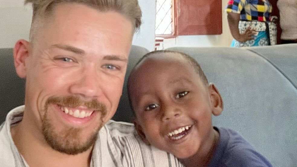 Mit dem kleinen Ali hat Stefan Kroon schnell Freundschaft geschlossen. Foto: Kroon