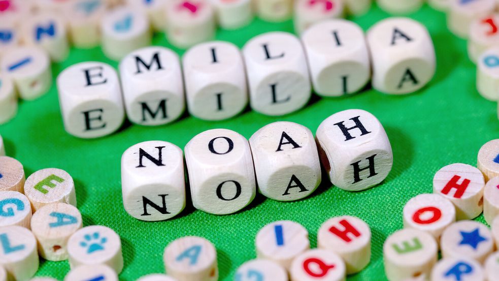 Deutschlandweit sind die Namen Emilia und Noah Spitzenreiter. Noah schaffte es auch in dieser Region unter die beliebtesten Vornamen. Foto: Hoppe/dpa
